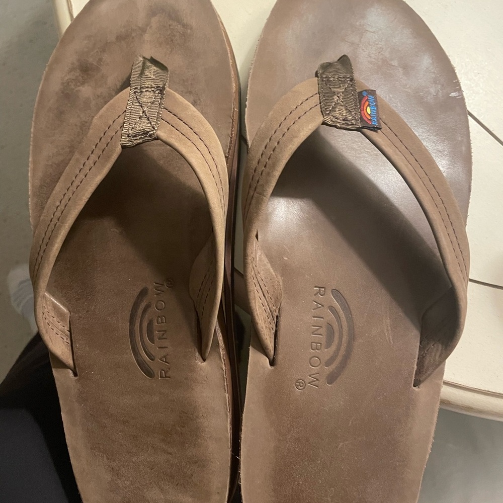 Rainbow Chocolate Brown Sandals